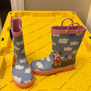 Peppa Pig Blue and Pink Kids' Boots